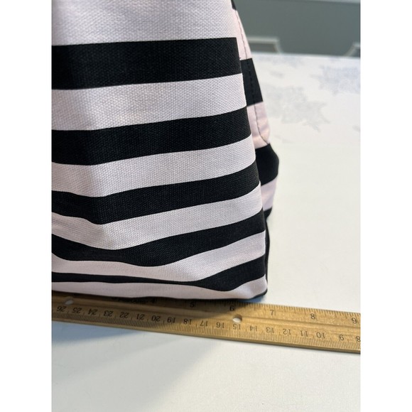 NWT - Victoria Secret Pink & Black Weekender Duffle Tote Bag w Cosmetic Bag - Picture 8 of 15